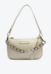 Bolsa Branca Schutz Shoulder Emmy Glam Couro
