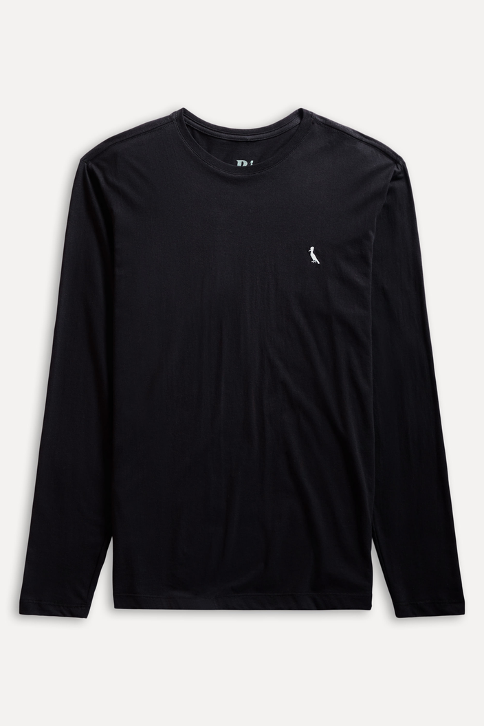 CAMISETA PRETA RESERVA ML PICA PAU BORDADO SUSPIRO