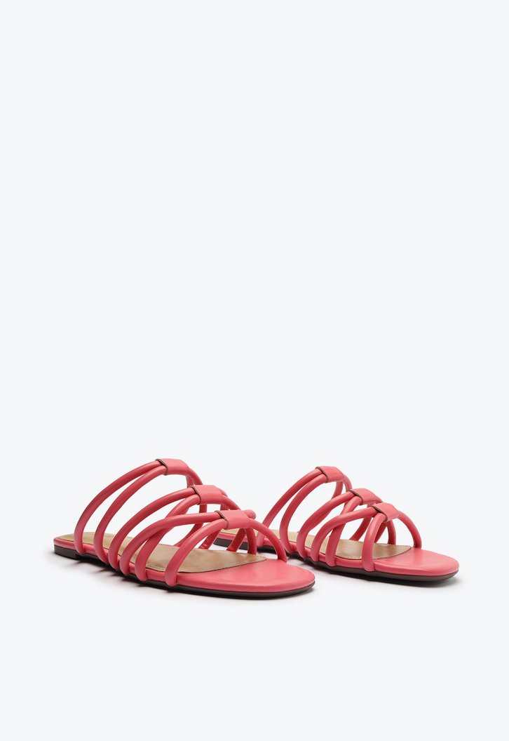 RASTEIRA ROSA ANACAPRI CHICLETE TIRAS FLAT