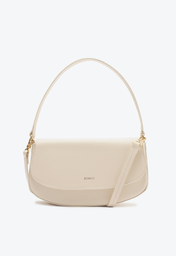 Bolsa Tiracolo Branca Schutz Média Baguette Esther Couro