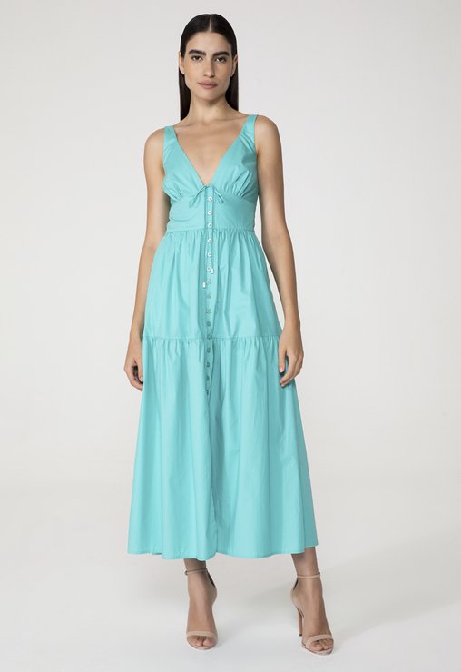 Vestido Flora Azul