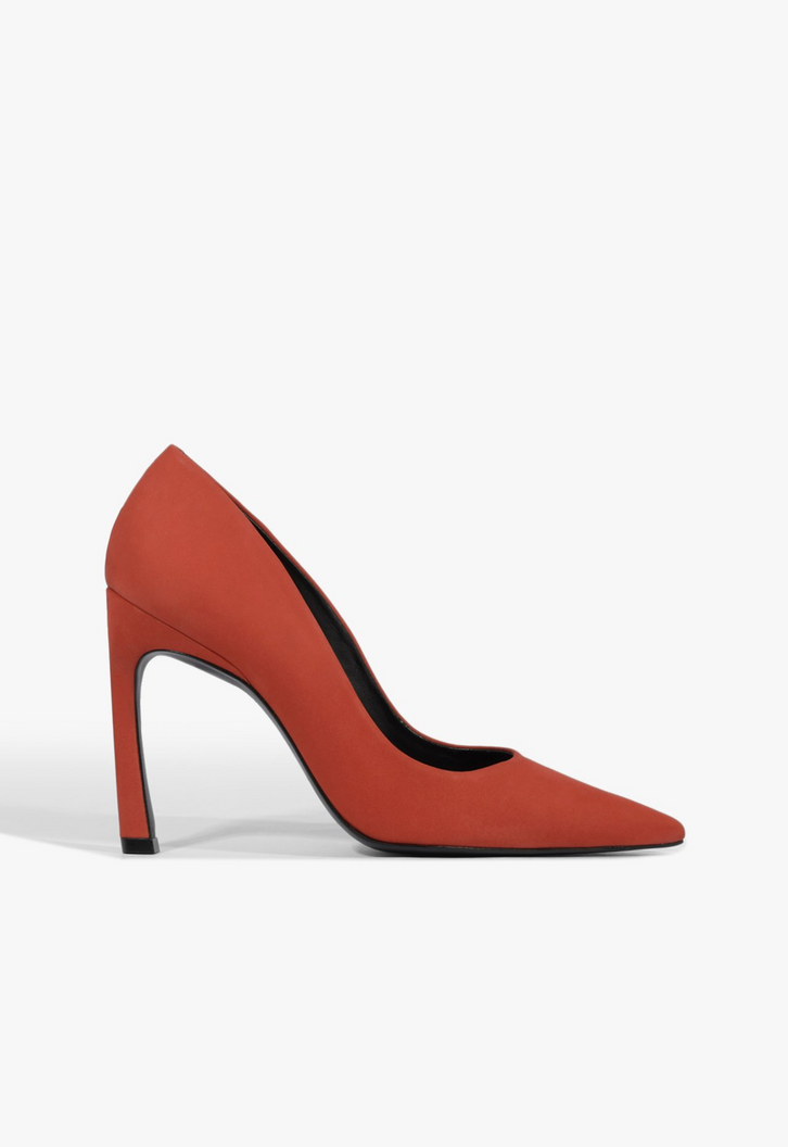 Sapato Scarpin Pump Novo Couro Vermelho