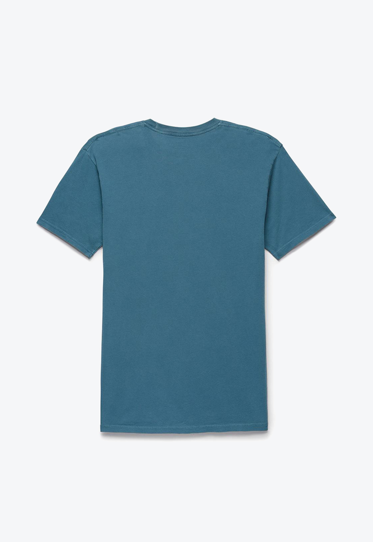 Camiseta Vans Washed Floral Logo Vintage Ss Teal