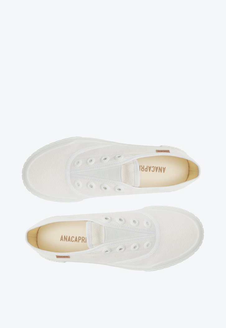 Tênis Slip On Branco Anacapri Lona Alê