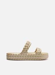 Sandália Prata Flatform Marrocos Up