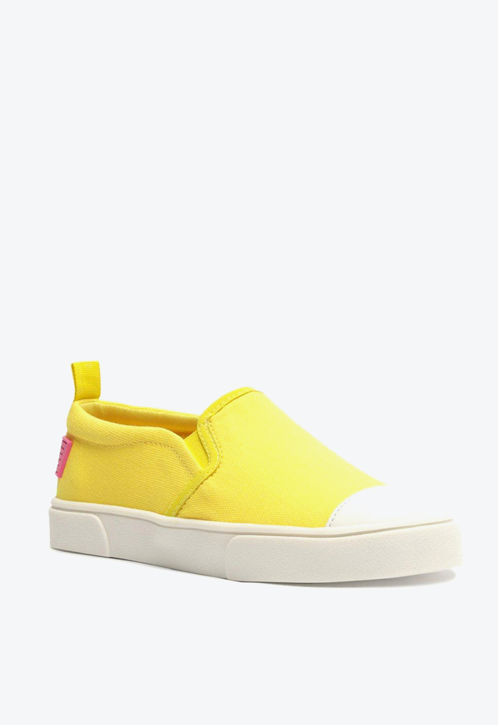 Tênis Slip Amarelo Arezzo On Lona Elásticos Bambini