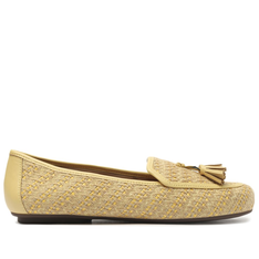 Mocassim Amarelo Anacapri Tramado Franja