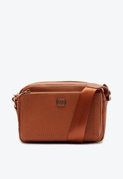 Bolsa Tiracolo Média Floater Gorgurão Marrom