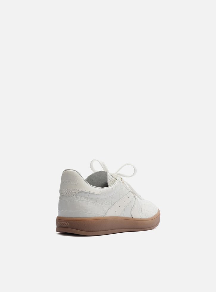 Tênis Branco Croco Amarração ARZ72