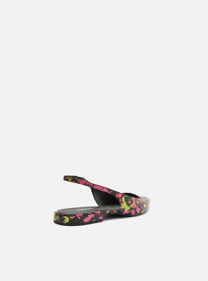 Sapatilha Estampas Arezzo Color Estampa Bico Fino Slingback