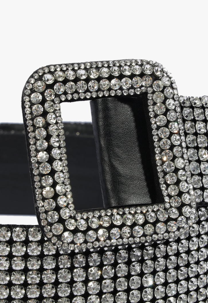 Cinto Strass Fino com Fivela