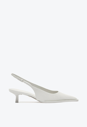 Sapato Scarpin Cinza Schutz Daria Sling