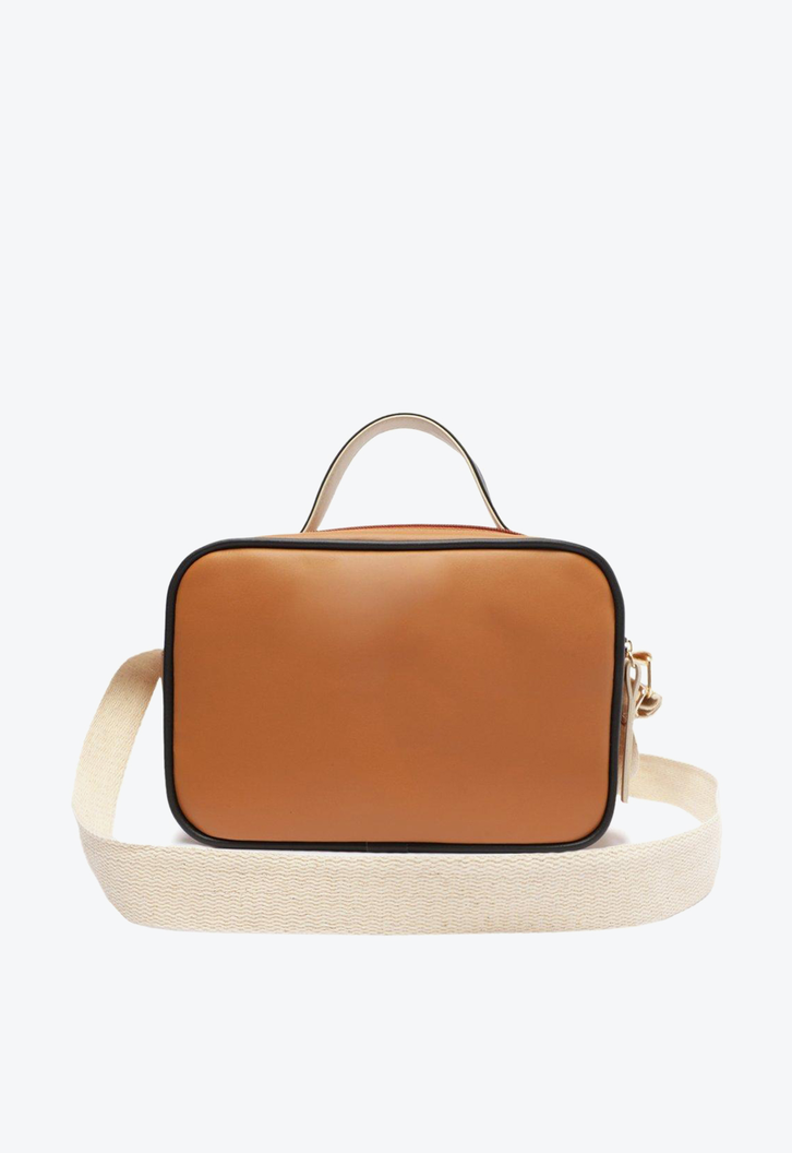 Bolsa Tiracolo Marrom Anacapri Estruturada Grande