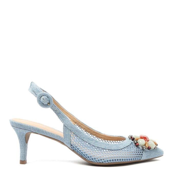 scarpin arezzo azul