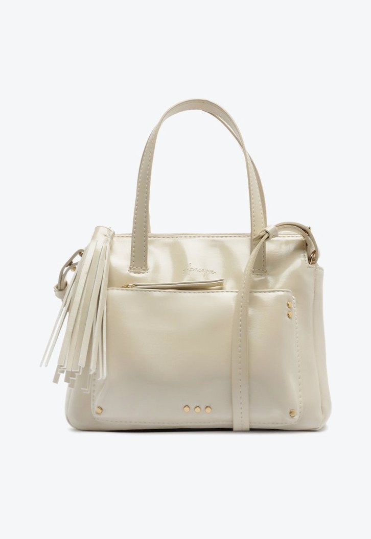 Bolsa Tote Bolso Frontal Branca