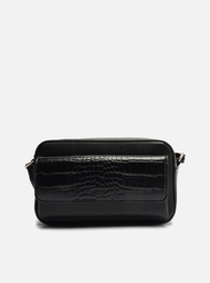 Bolsa Tiracolo Preta Arezzo Pequena