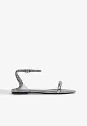 Sandália Skye Flat Snake Prata