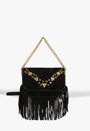 Bolsa Tiracolo Mally Pequena Preta
