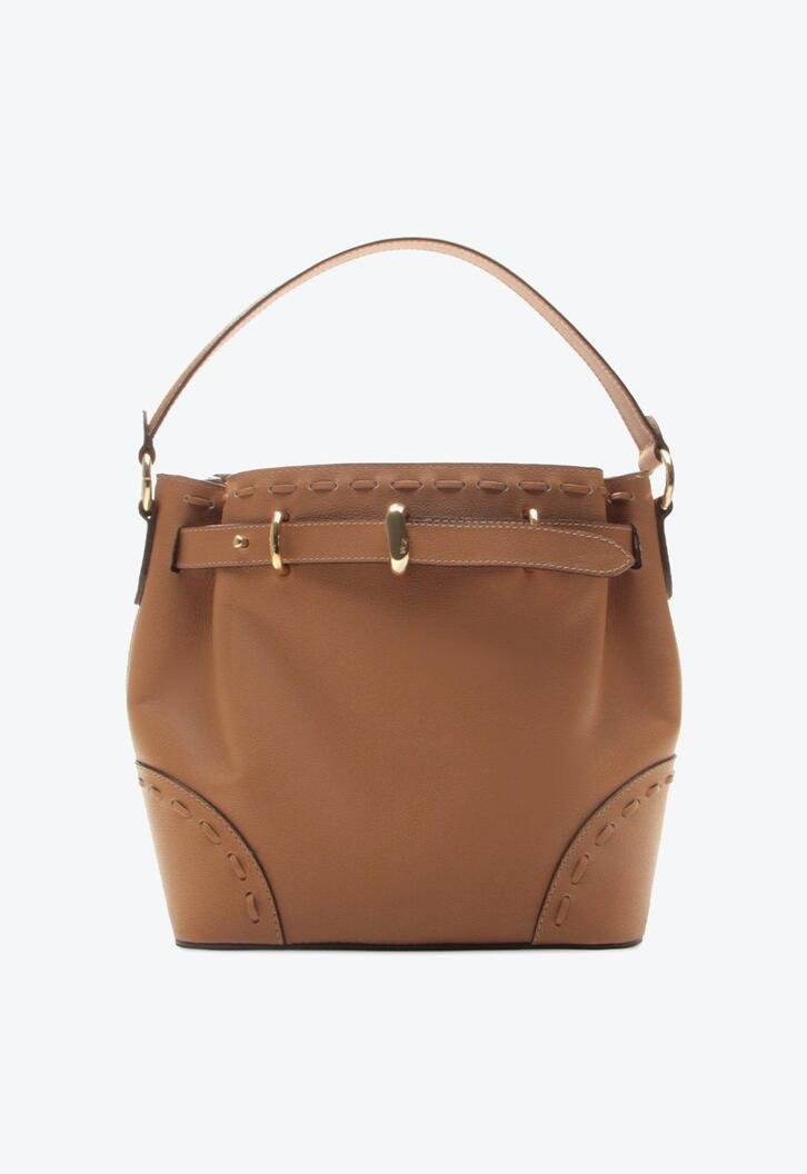 Bolsa Bucket Liliana Média Marrom