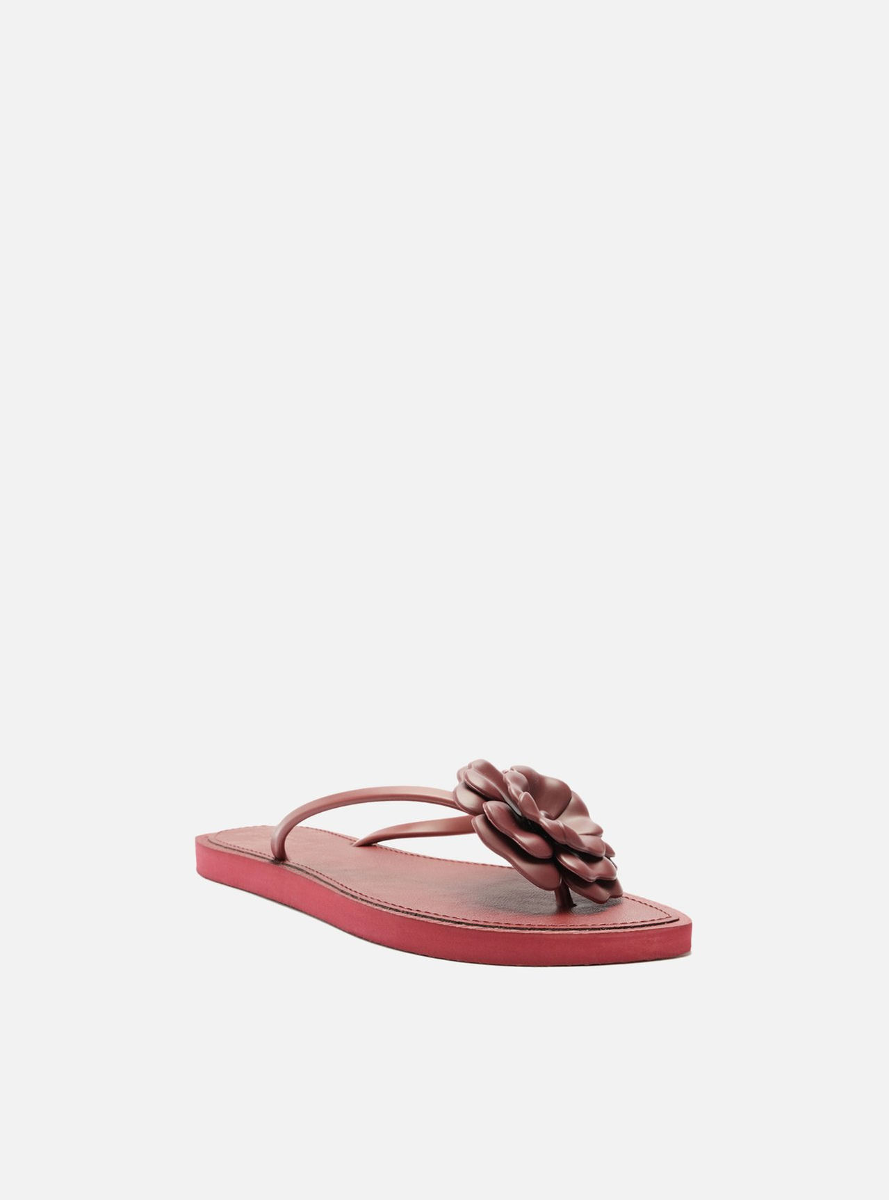 Chinelo de Dedo Vinho Flor Flash Brizza | ZZ MALL
