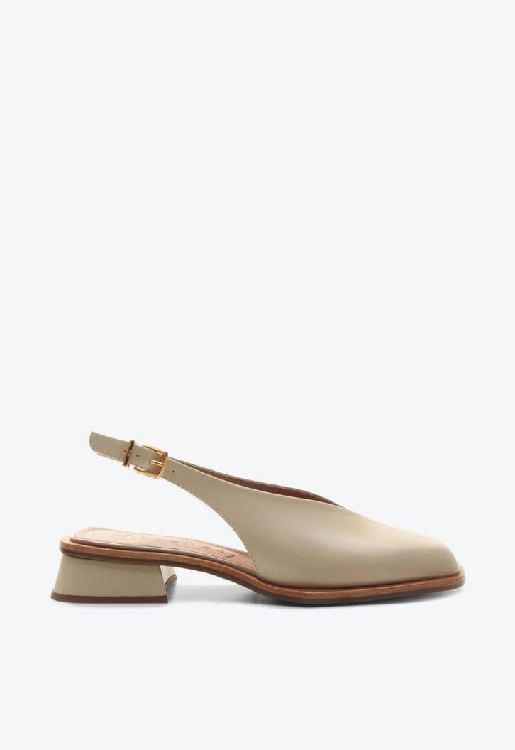 Slingback Colombia Bege