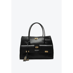 Bolsa Tote Preta Vicenza Bethany Média
