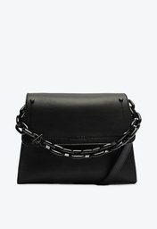 Bolsa Tiracolo Preta Anacapri Mônaco Média
