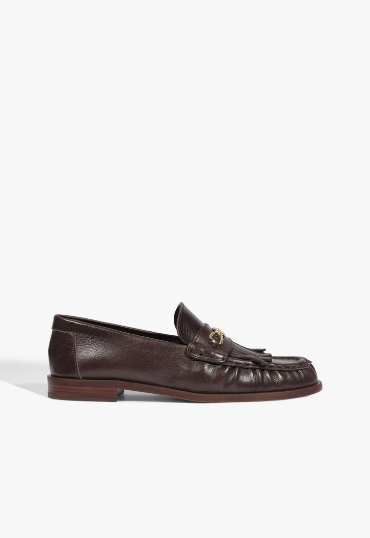 Mocassim Mocashop Couro Marrom Escuro