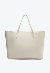 Bolsa Shopping Branca Schutz Grande Betty Couro