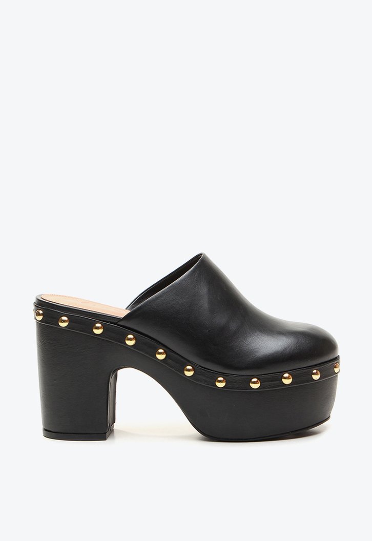 Mule Preta Vicenza Clog