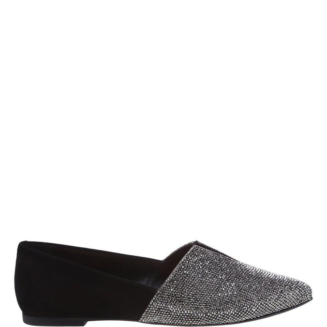 Sapato Schutz Mocassim Glitter Prata | ZZ MALL