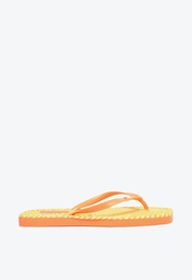 Chinelo De Dedo Laranja Arezzo Brizza Fluo