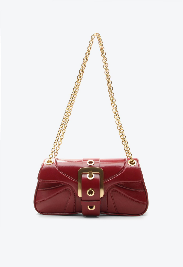 Bolsa Tiracolo Giulia Média Vermelho