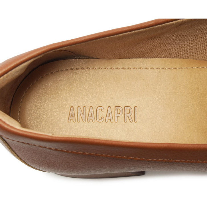 Mocassim Salto Bloco Loafer Marrom