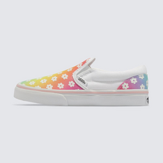 Tênis Slip-On Rainbow Glow True White Multi Infantil