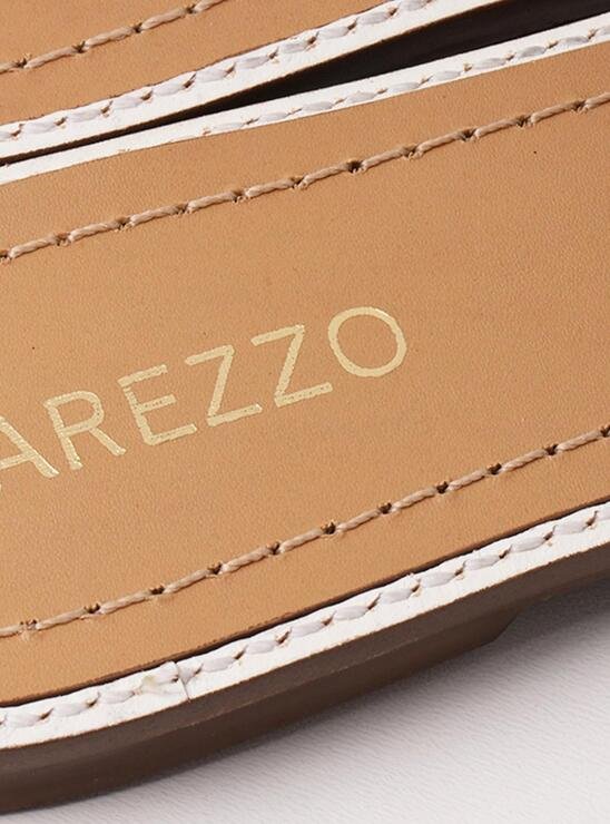 RASTEIRA BRANCA AREZZO LA MARINA COURO TRESSÊ