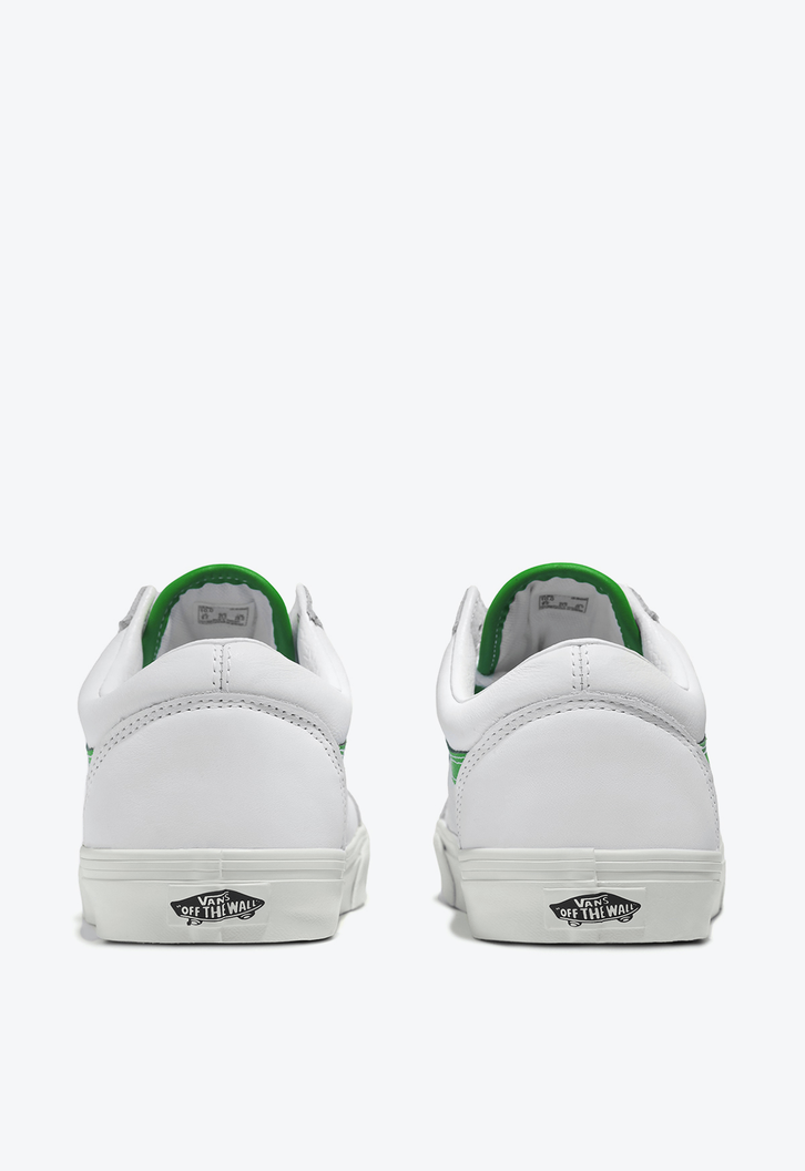 Tênis Old Skool Leather White Green