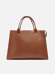 maron0527 Bolsa Tote Marrom Grande | ZZ MALL