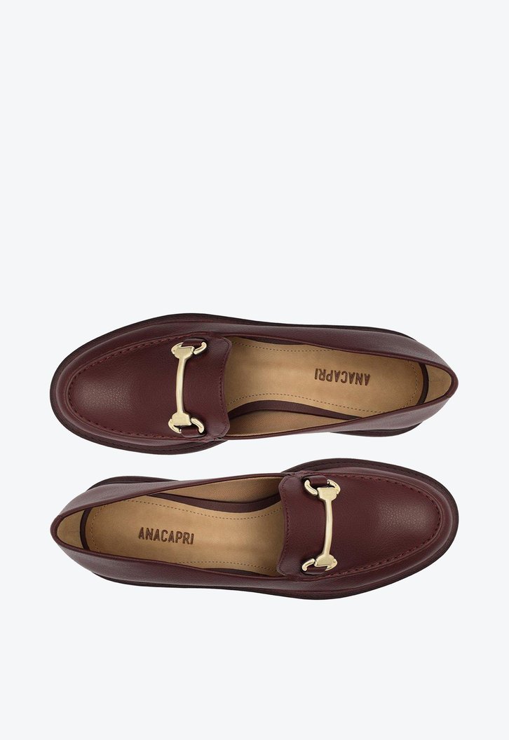 Mocassim Flatform Roxo Anacapri Bridão
