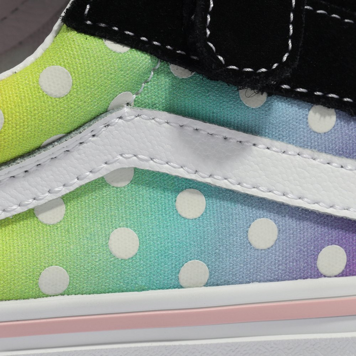 Tênis Old Skool Rainbow Glow Black Multi Infantil