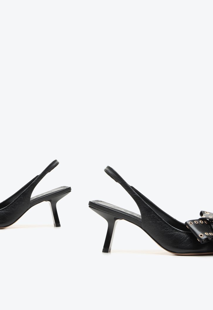 Slingback Preto Vicenza Nagazaki