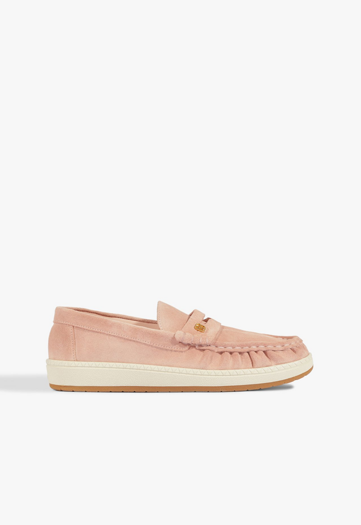 Mocassim Missy Couro Rosa
