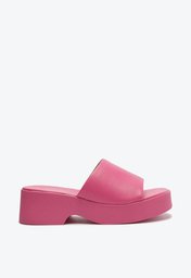 Sandália Mule Flatform Rosa Anacapri Mirella