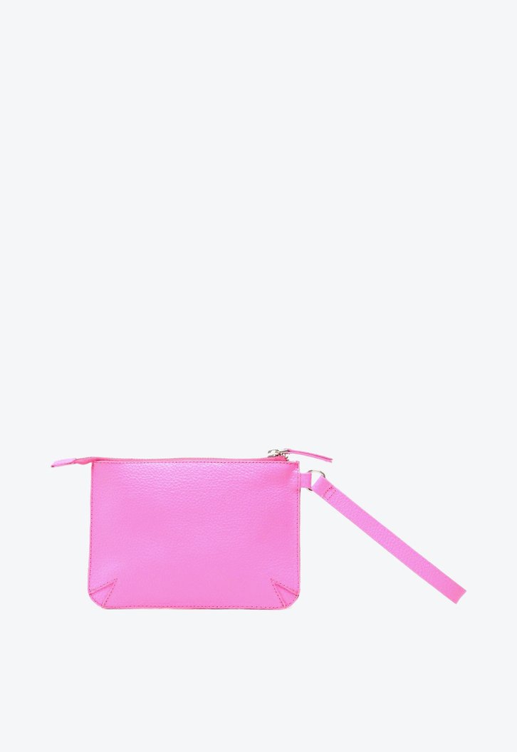 Necessaire Rosa Arezzo Couro