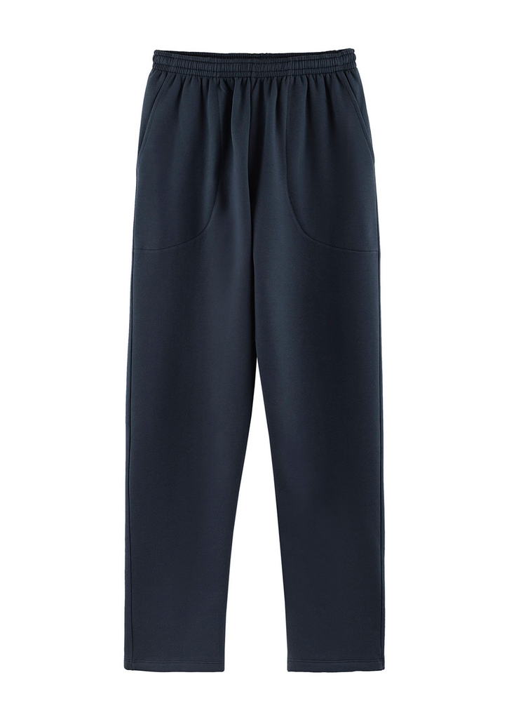 Calça Azul Hering Kids Em Moletom Masculina Básica Slim