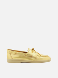 Mocassim Rasteiro Dourado Arezzo Salto
