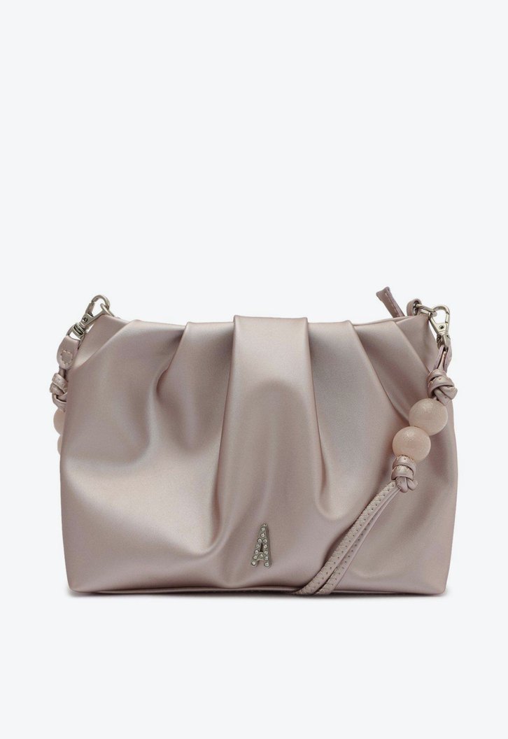 Bolsa Tiracolo Metalizada Anacapri Franzida Pequena