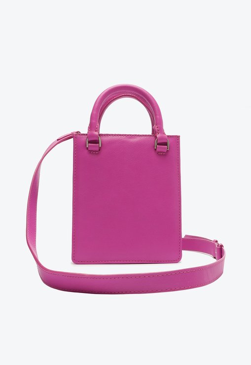 Bolsa Tiracolo Schutz Smolz Annie Couro Rosa
