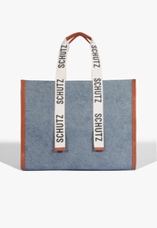 Bolsa Shopping Azul Schutz Lona