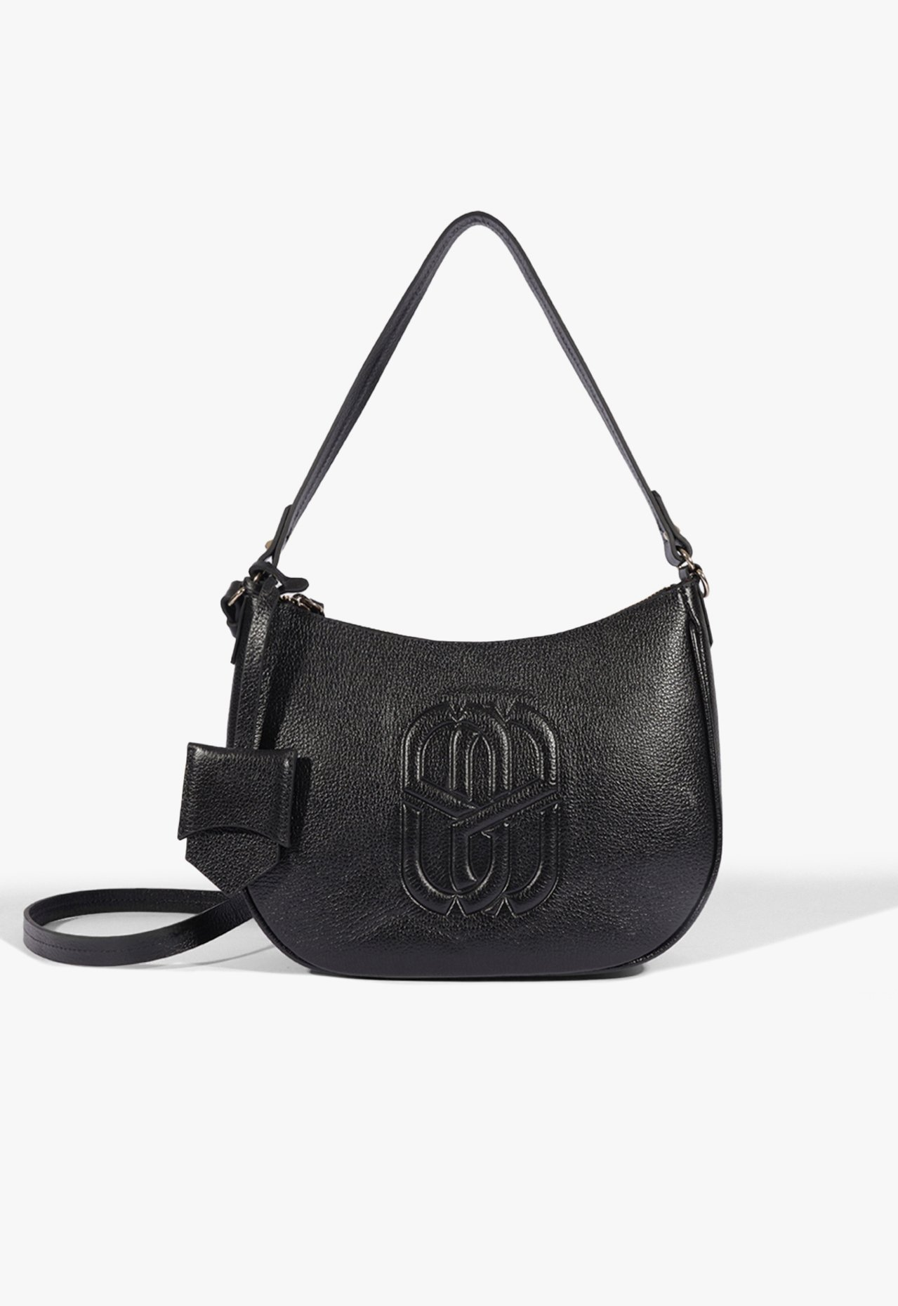 Bolsa Shoulder Couro Selaria Preta Bolsa Shoulder Couro Selaria Preta